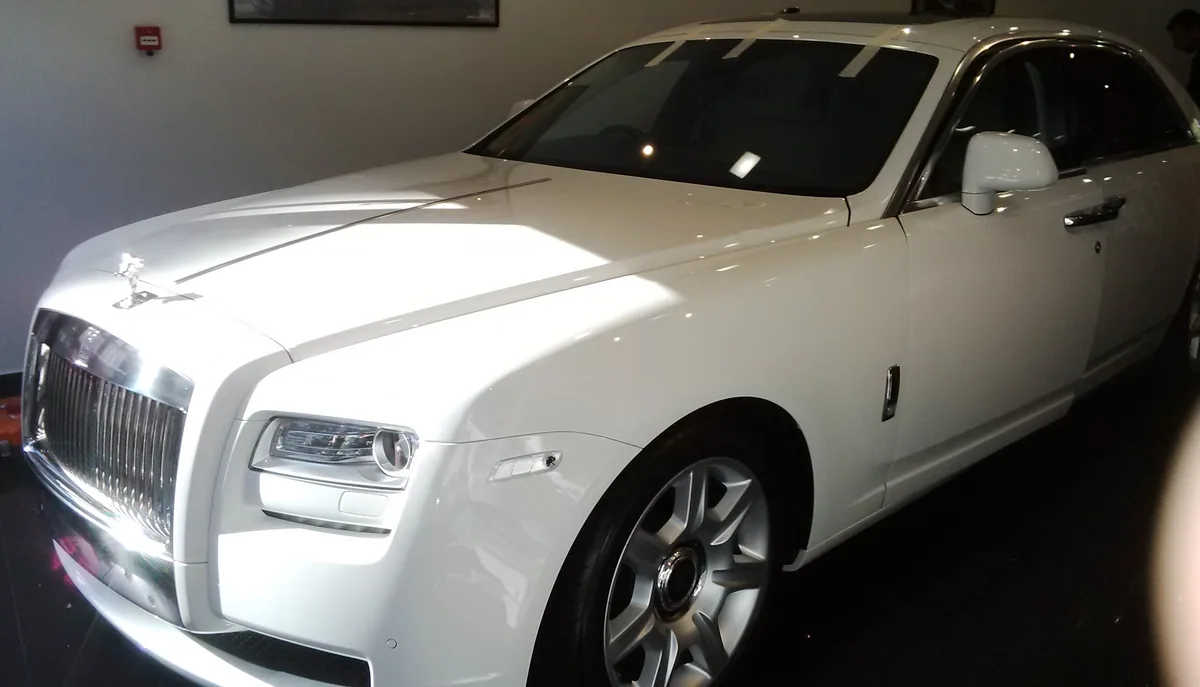 Rolls-Royce Ghost after the windscreen has been replaced.
